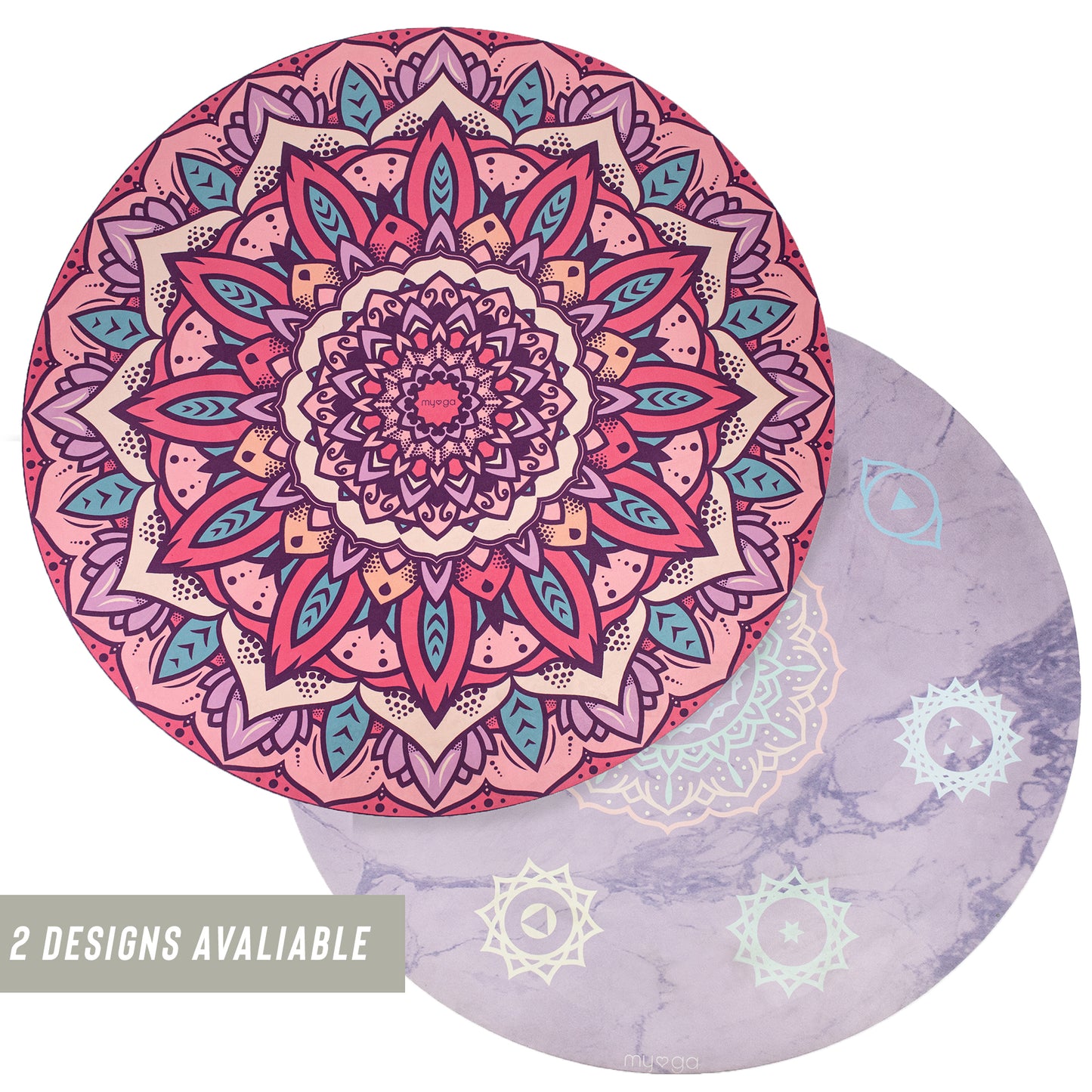Round Yoga Meditation Mat - Chakra