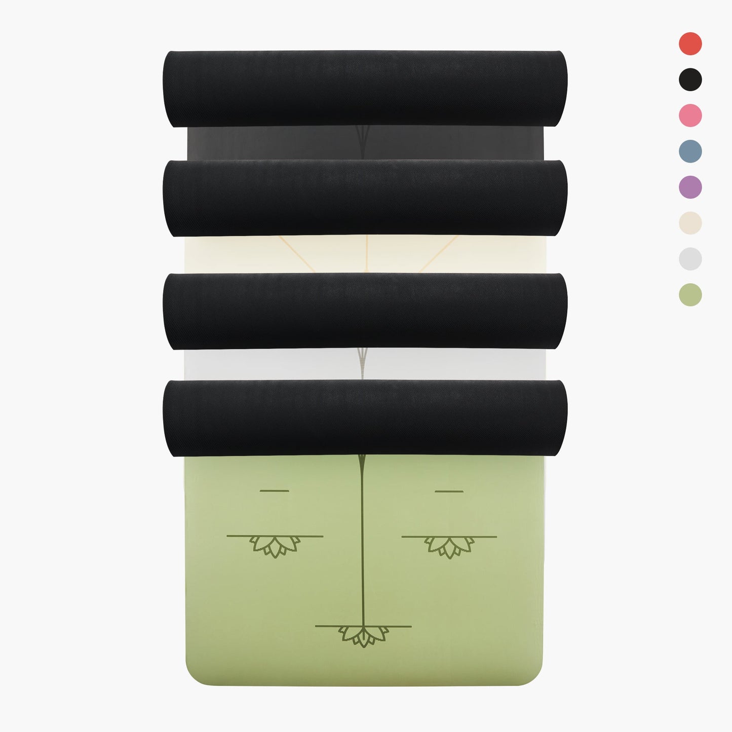 Extra Large Lotus Alignment Yoga Mats