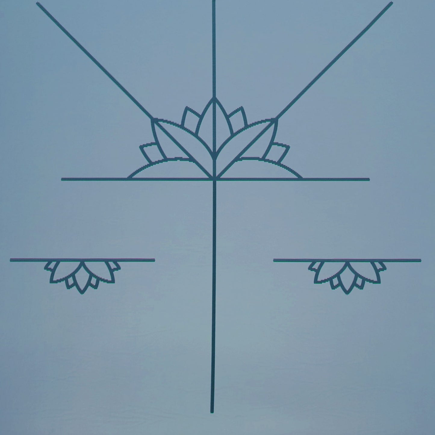 Extra Large Lotus Alignment Yoga Mats