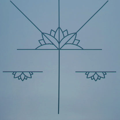 Extra Large Lotus Alignment Yoga Mats