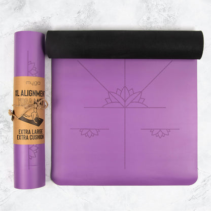 Extra Large Lotus Alignment Yoga Mats