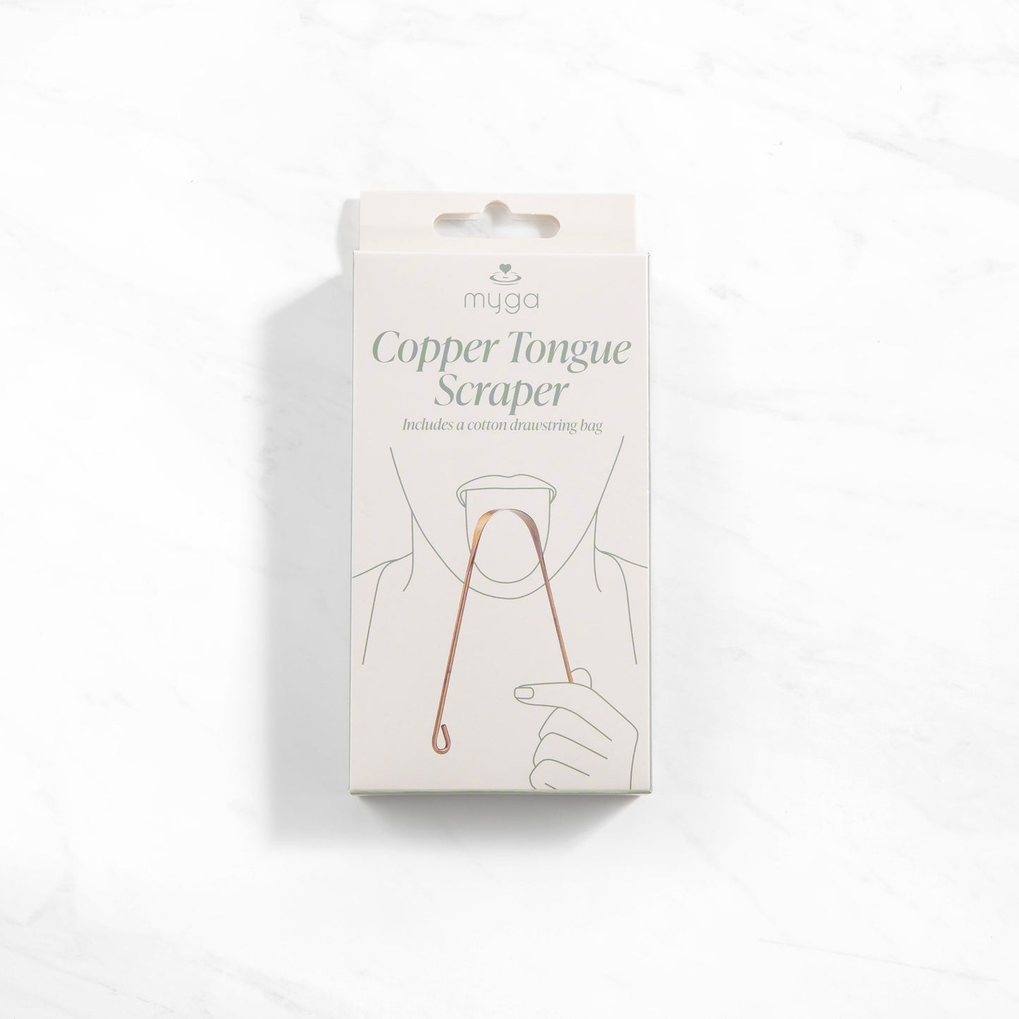 Copper Tongue Scraper Cleaner