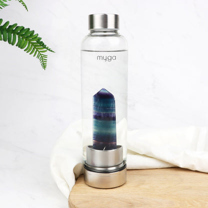 Crystal Water Bottle - Fluorite