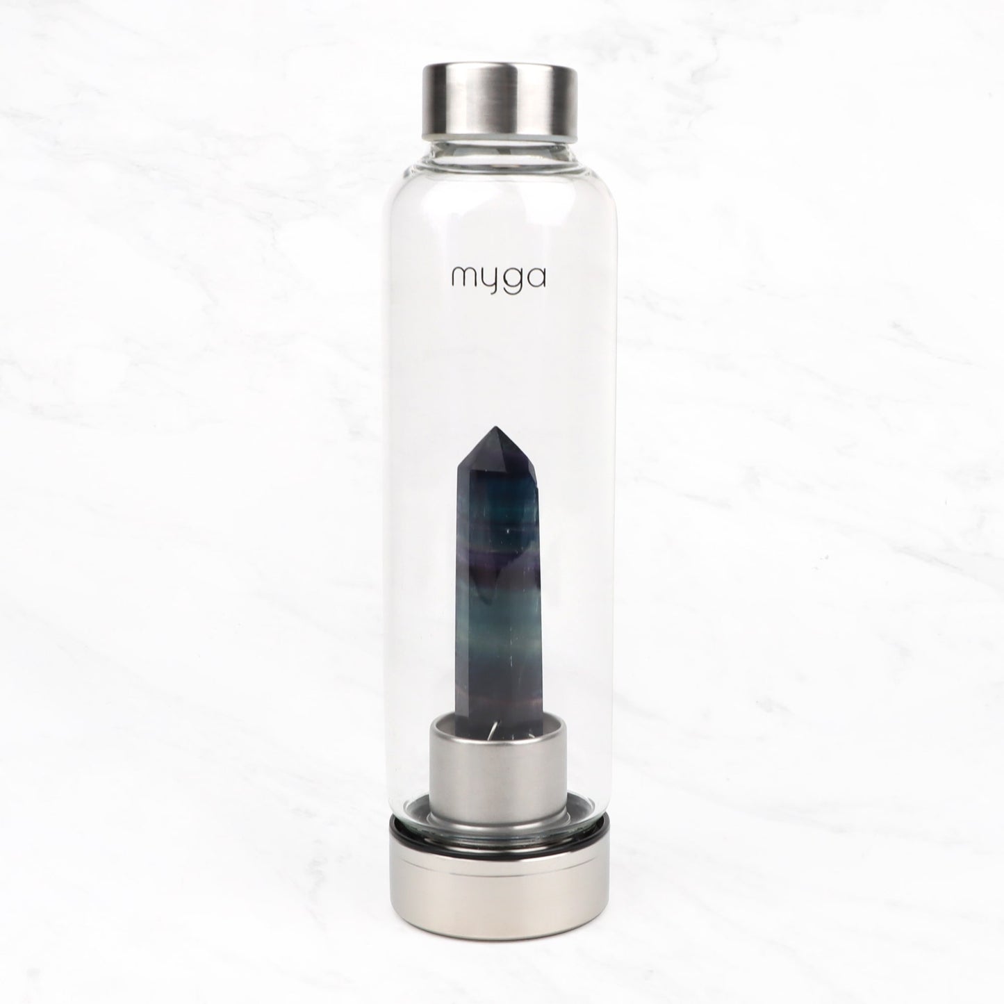 Crystal Water Bottle - Fluorite