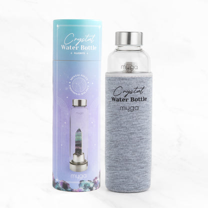 Crystal Water Bottle - Fluorite