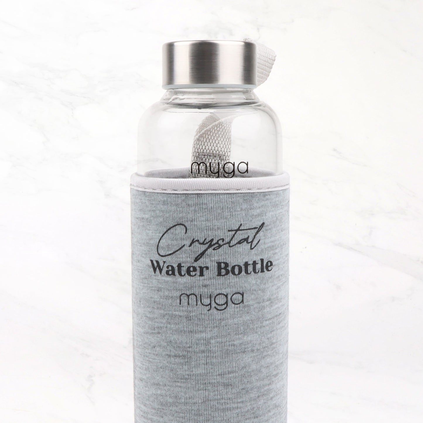 Crystal Water Bottle - Amethyst