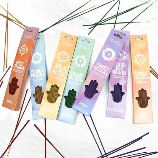 Chakra Incense Sticks (Set of 7 Packs)