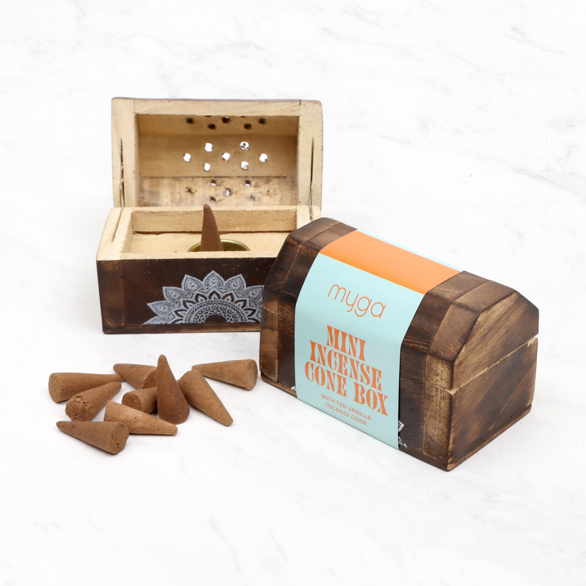 Spirit Mini Incense Box With Cones – www.myga.eco