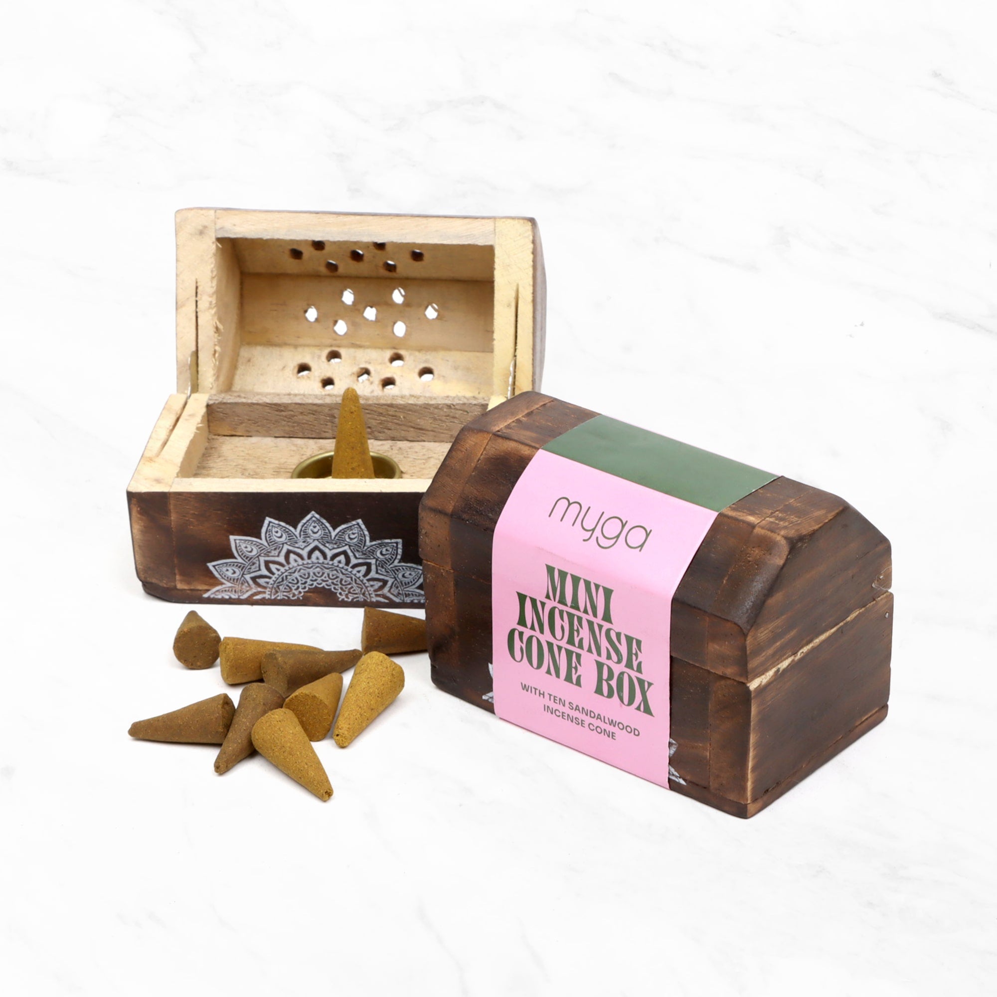 Spirit Mini Incense Box With Cones – www.myga.eco