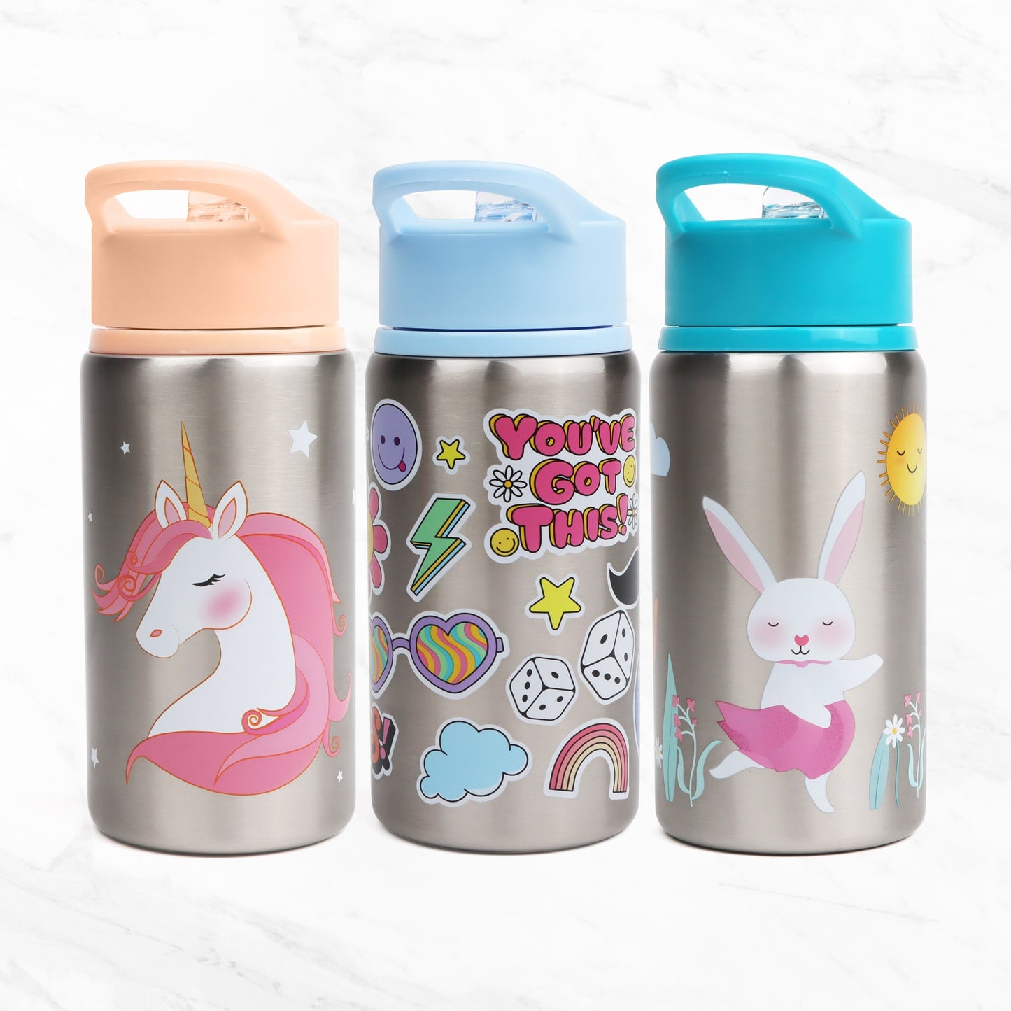 Kids Metal Water Bottles 500ml