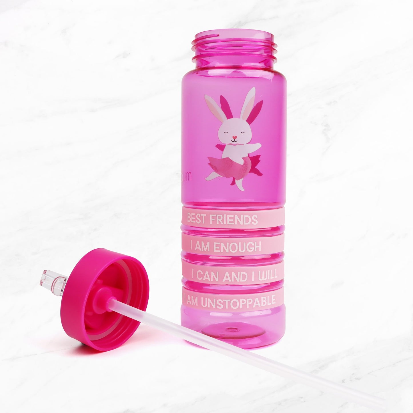 Kids Positivity Band Water Bottles 650ml