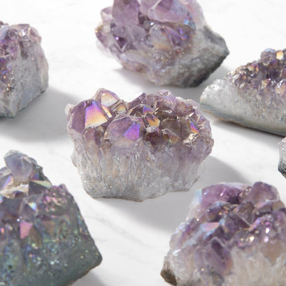 Angel Aura Amethyst Cluster