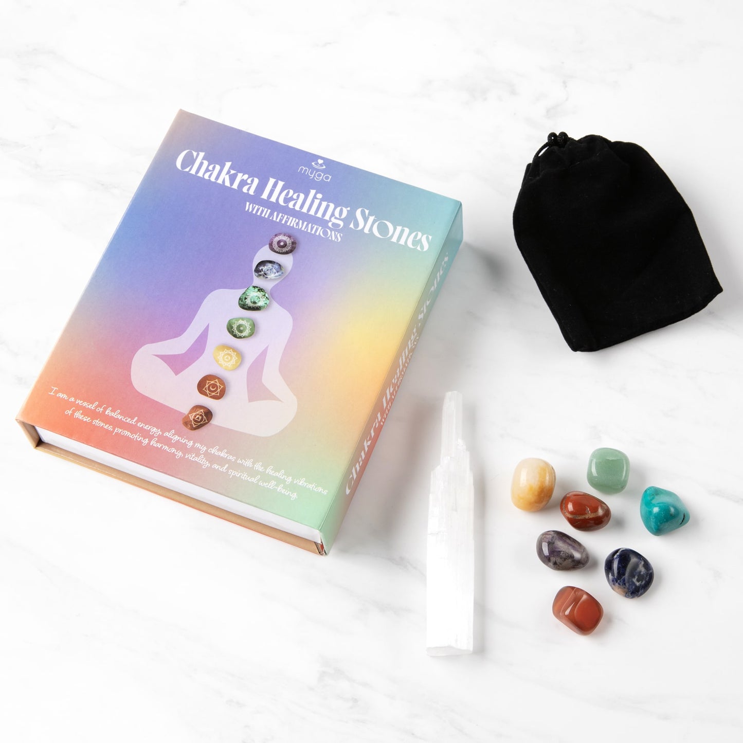 Chakra Healing Stones Gift Set