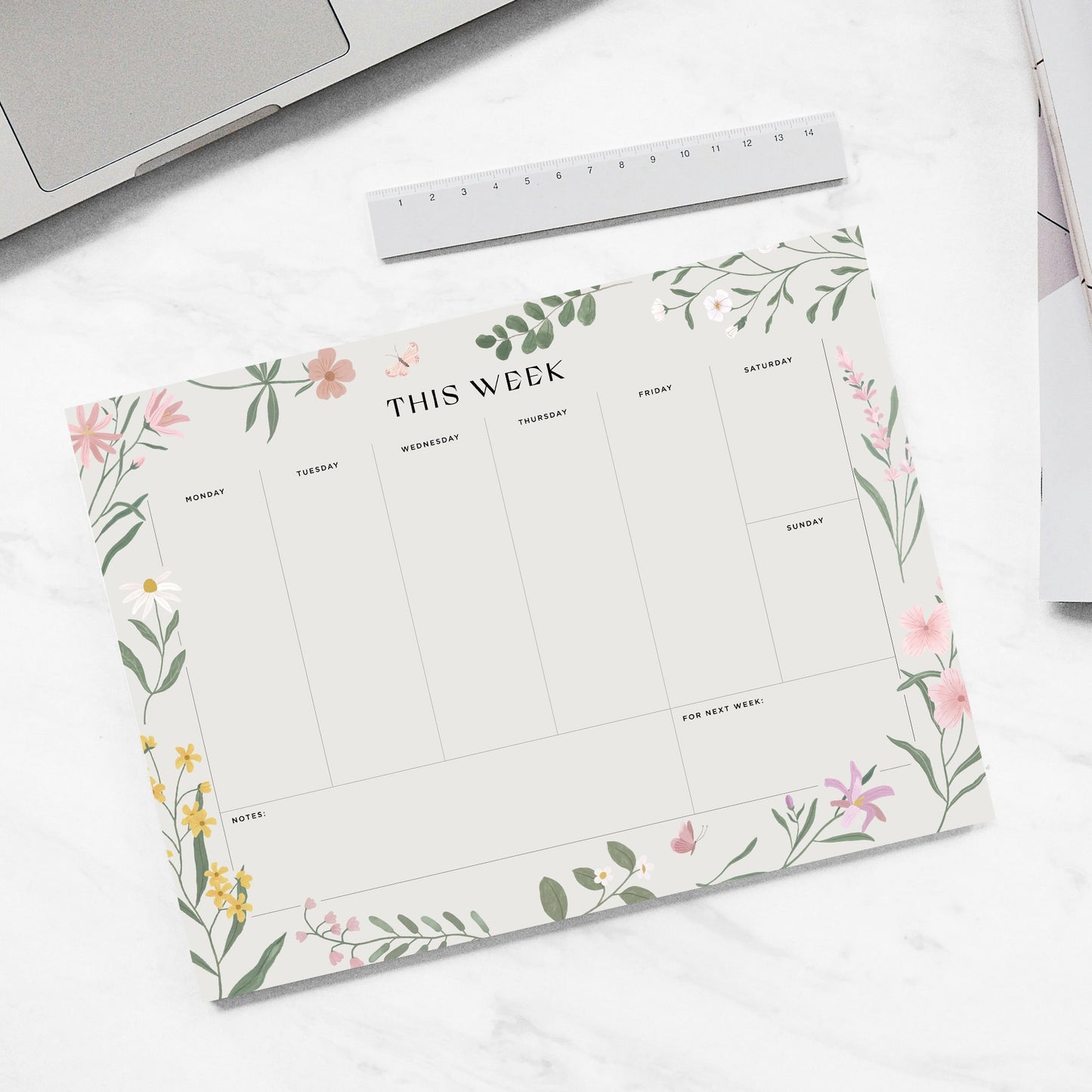 Weekly Planner Pad