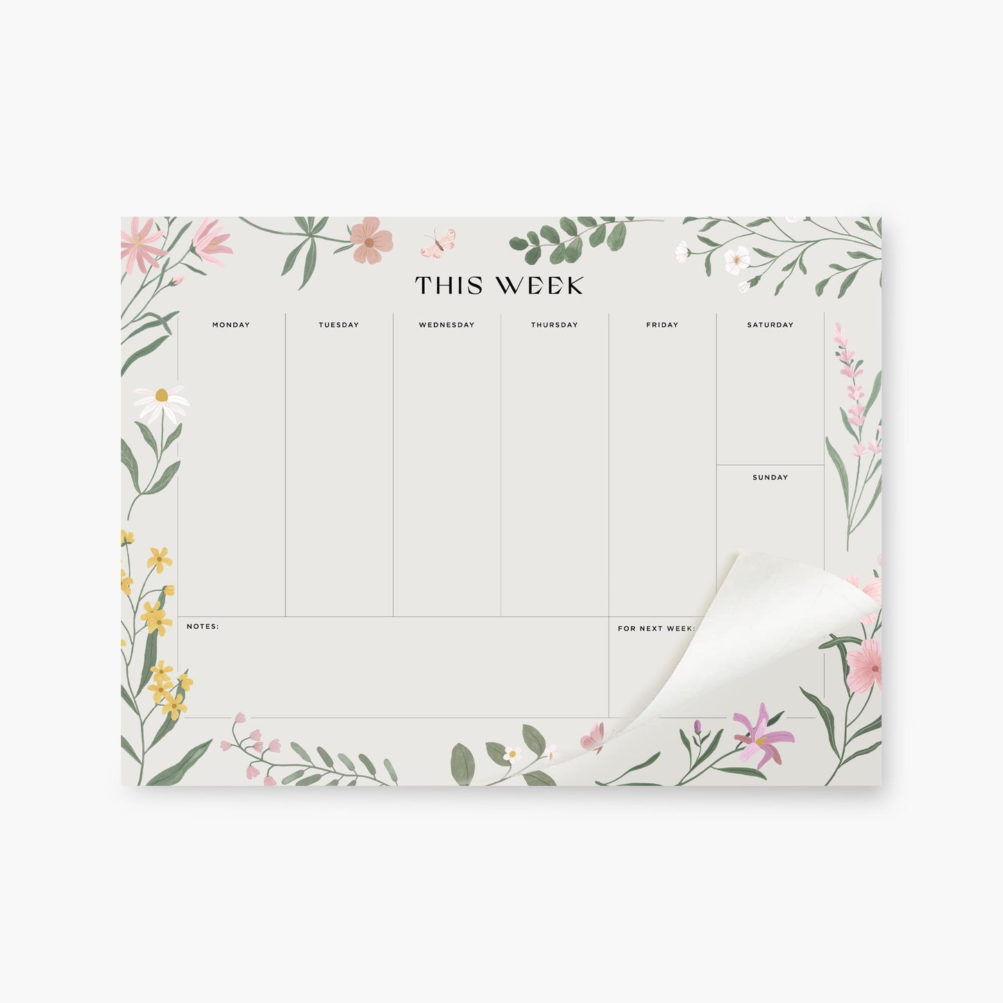 Weekly Planner Pad