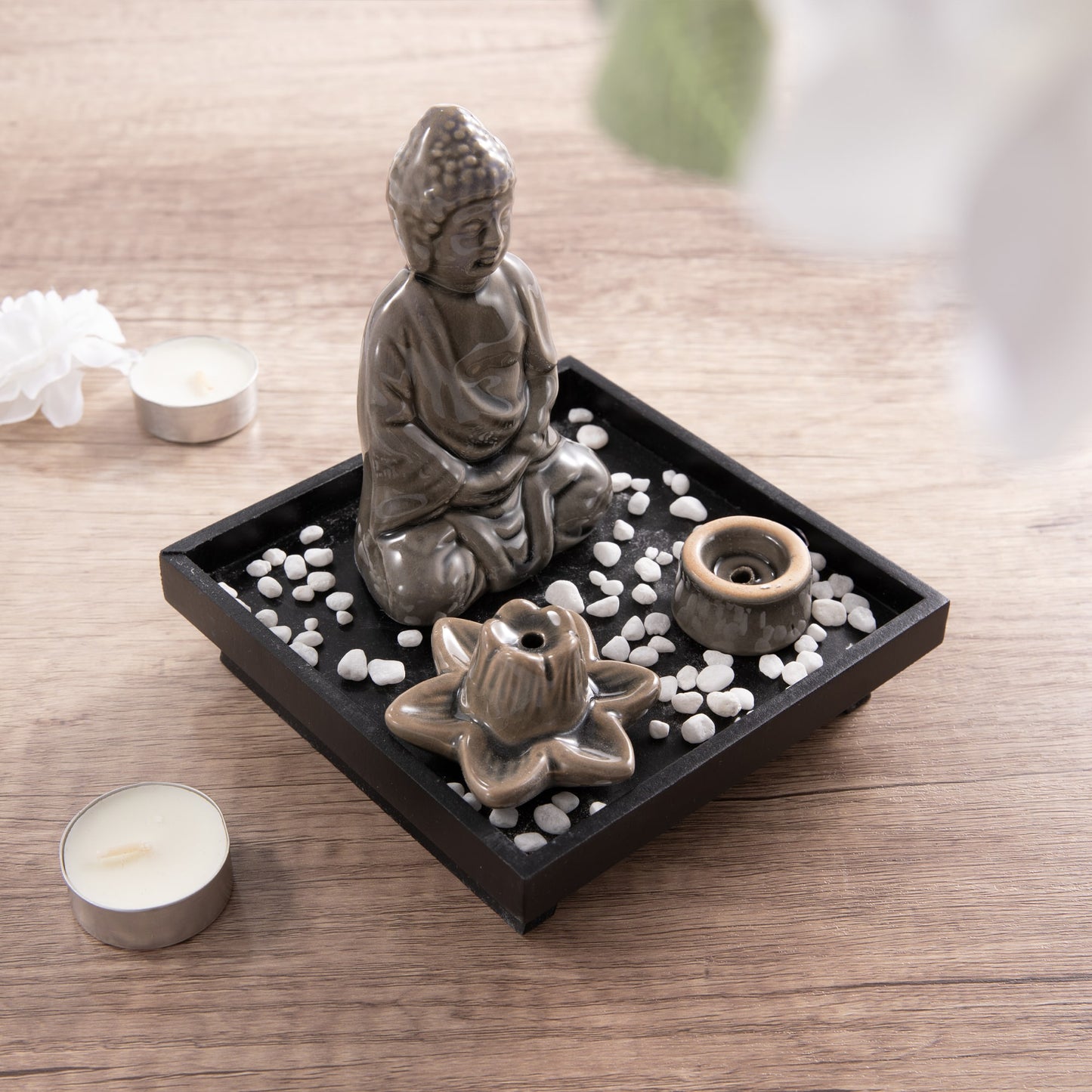 Buddha Incense Burner Set