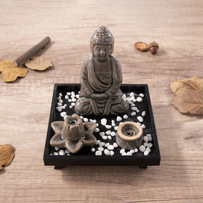 Buddha Incense Burner Set