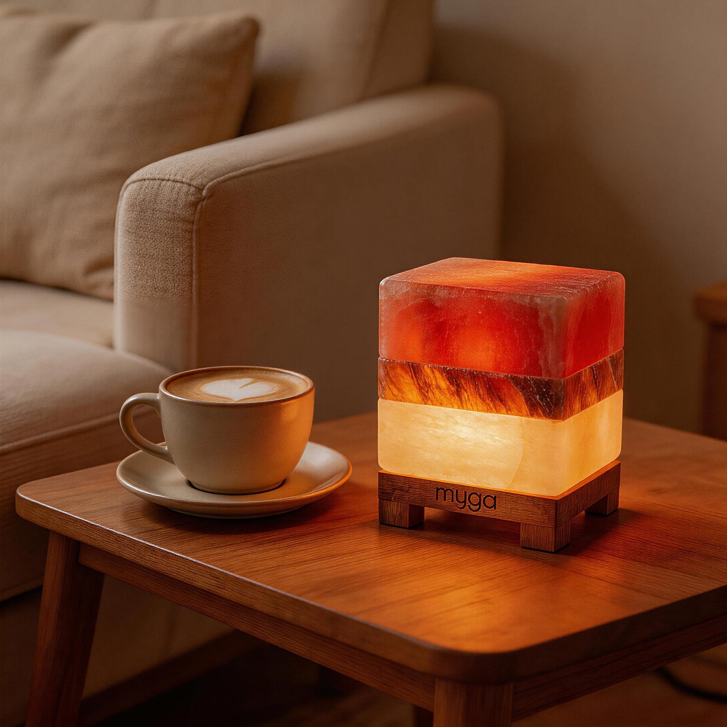 Cube Himalayan Salt Lamp