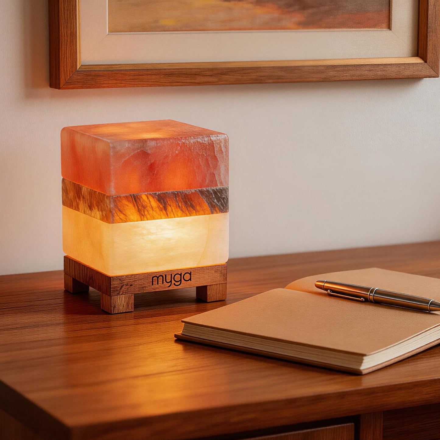 Cube Himalayan Salt Lamp
