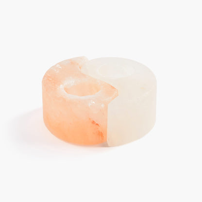 Yin & Yang Himalayan Salt Tealight Holder