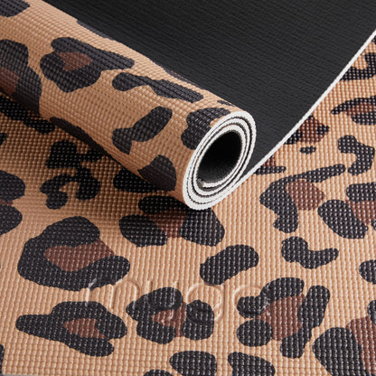 Leopard Mat For Yoga & Fitness Non Slip