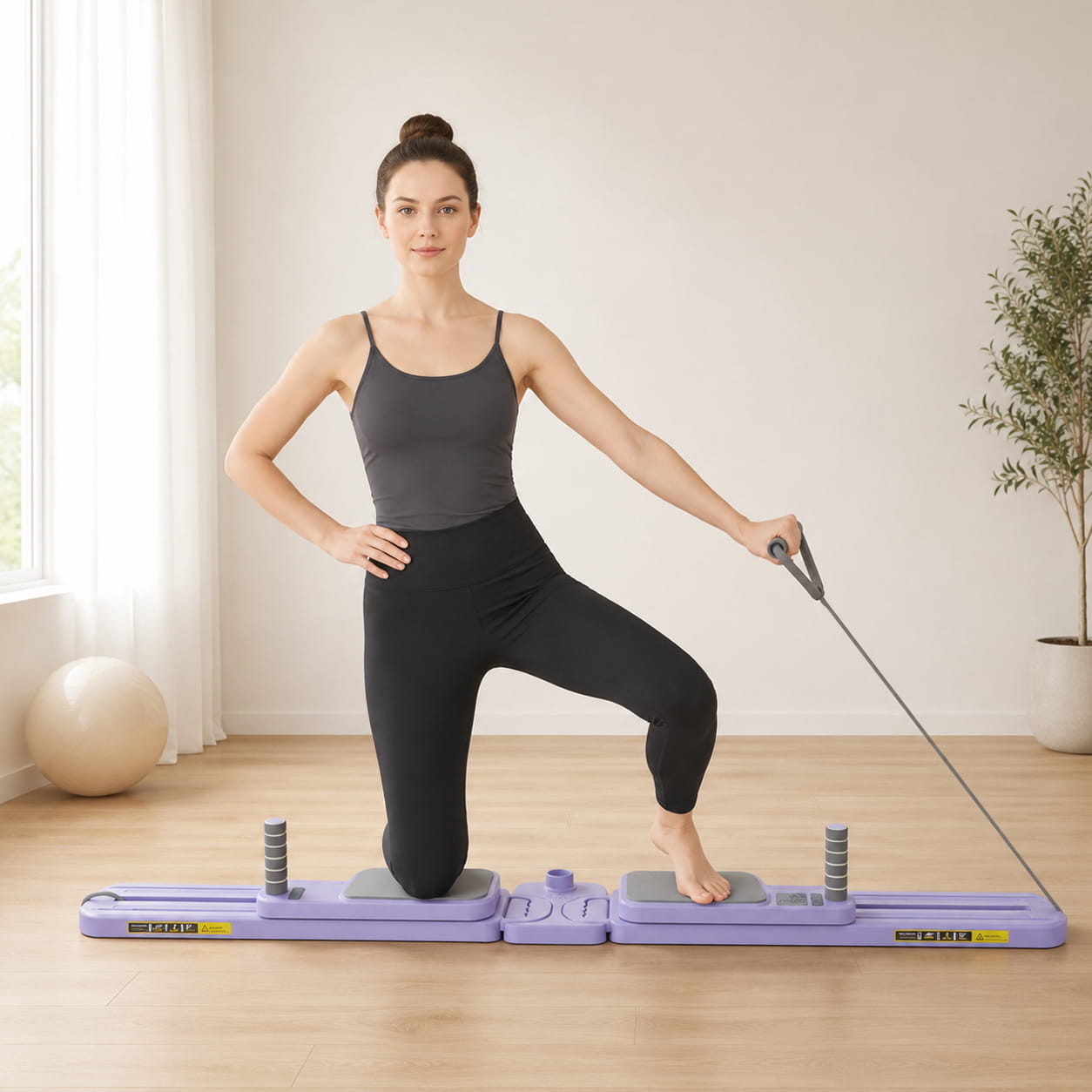 Pilates Split Glider Board