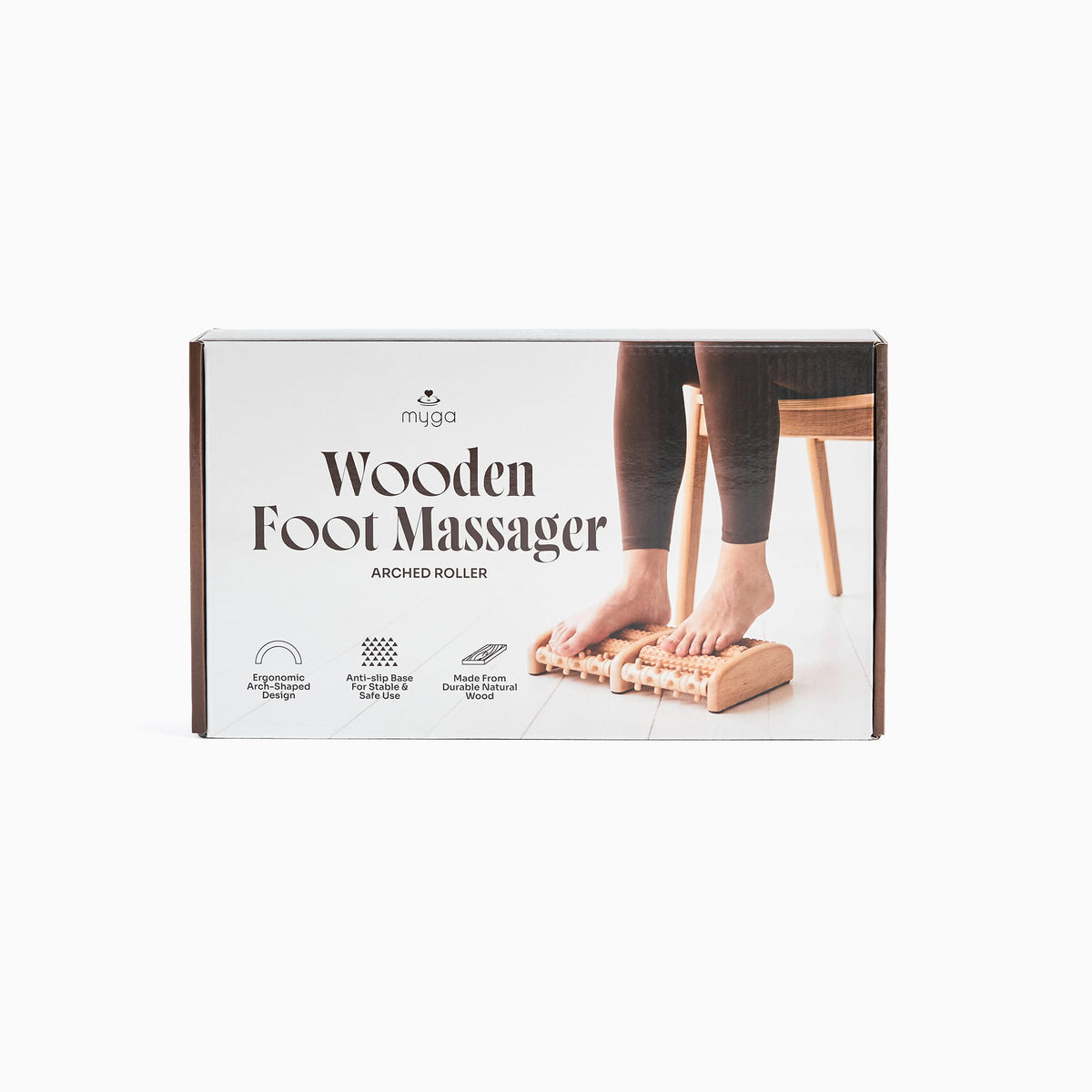 Arched Wooden Foot Massager