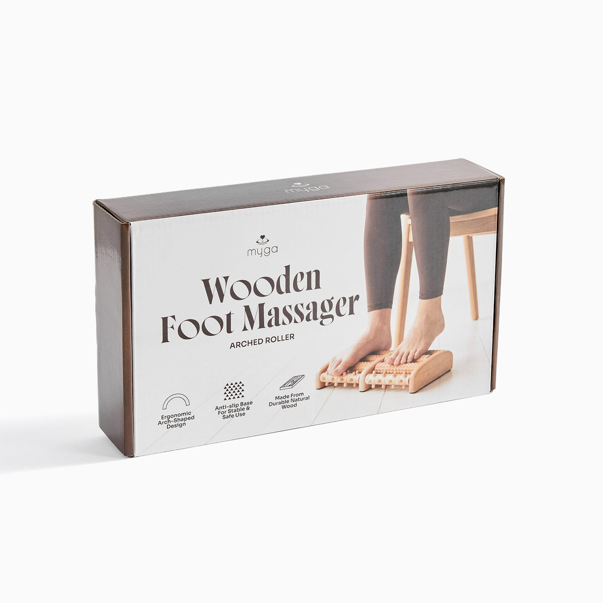 Arched Wooden Foot Massager