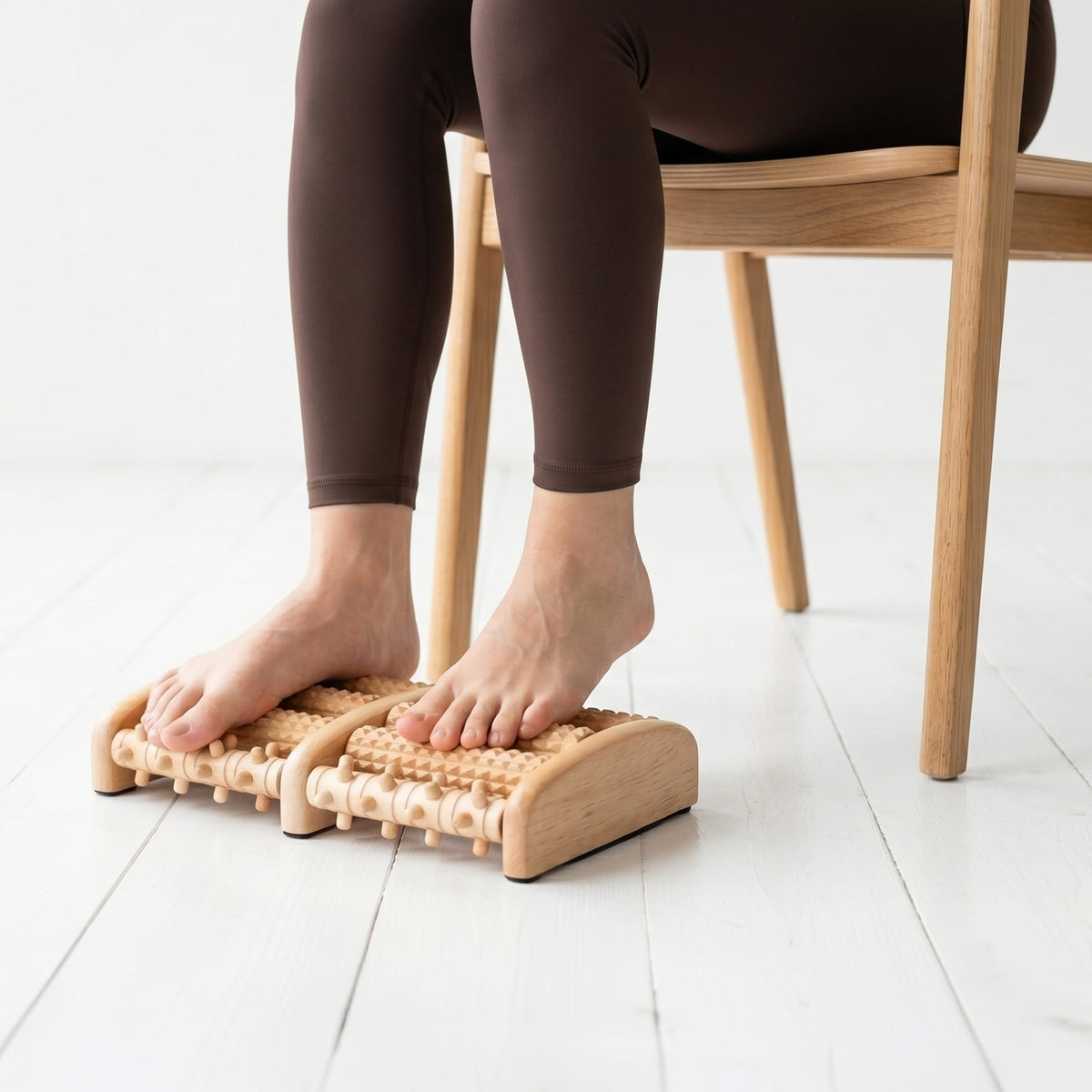 Arched Wooden Foot Massager