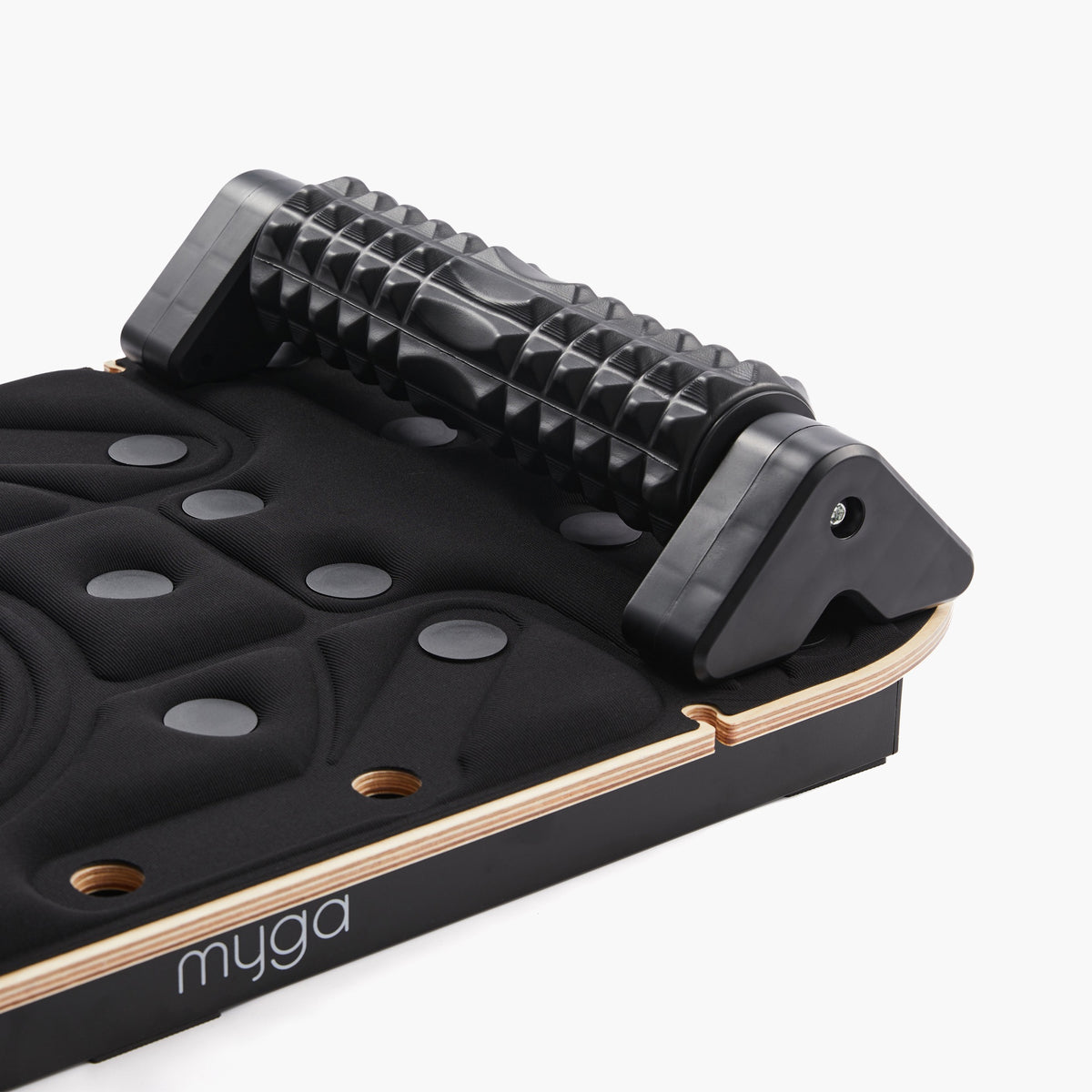 Wooden Pilates Reformer with Massage Roller