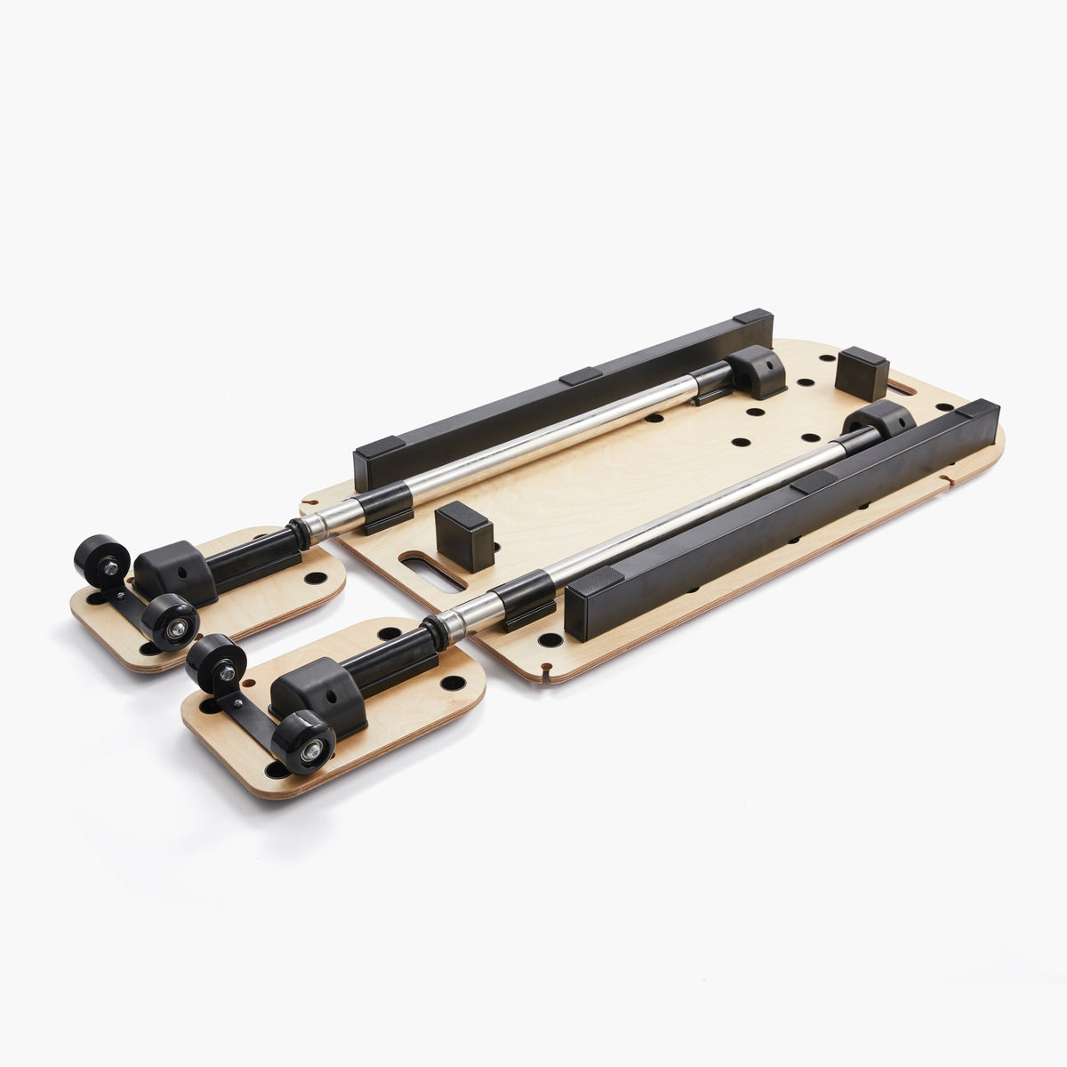 Wooden Pilates Reformer with Massage Roller