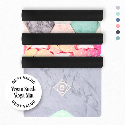 Luxurious Vegan Suede Yoga Mats