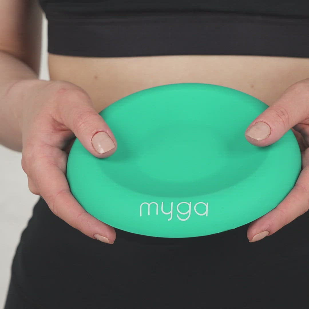 Yoga Silicone Jelly Pads (Set of 2) in Turquoise, for Knees, Hands or  Elbows