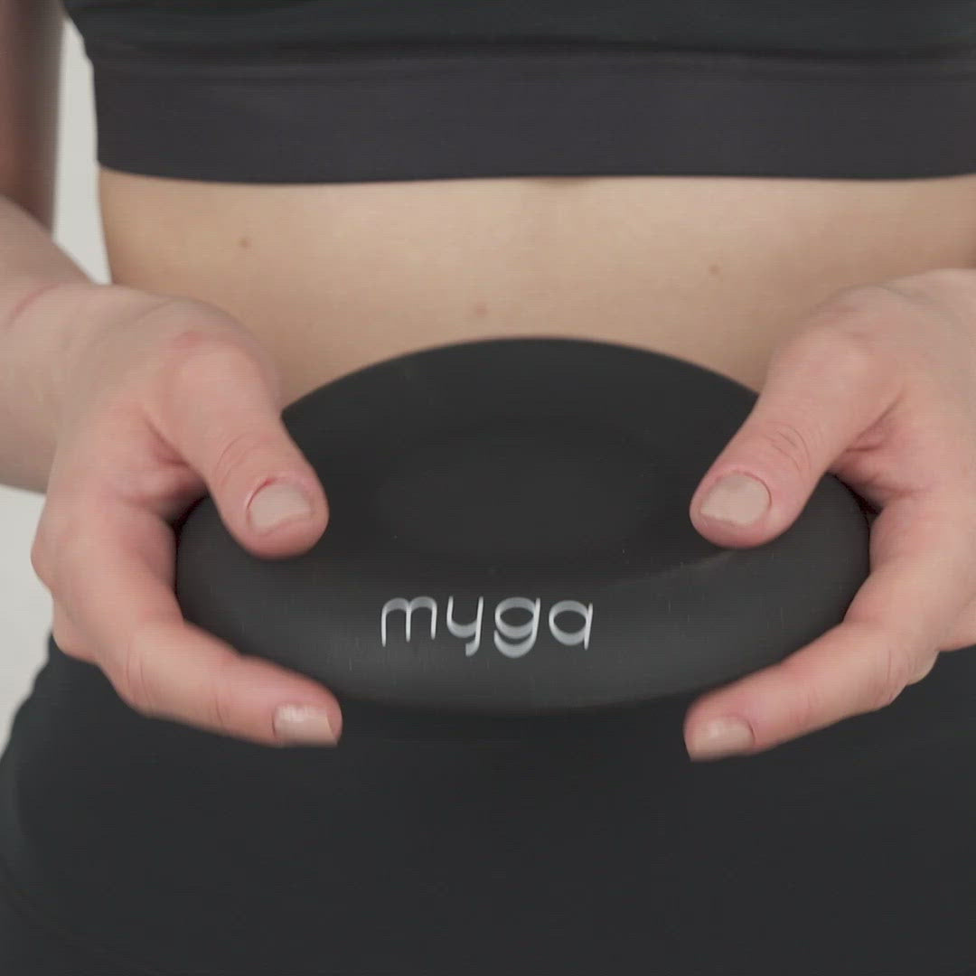Myga Yoga Support Pad - Anti-Rutsch-Silikon-Stützpolster für Knie, Hände,  Handgelenke, Ellbogen und Knöchel - Leicht & Umweltfreundlich - Grau