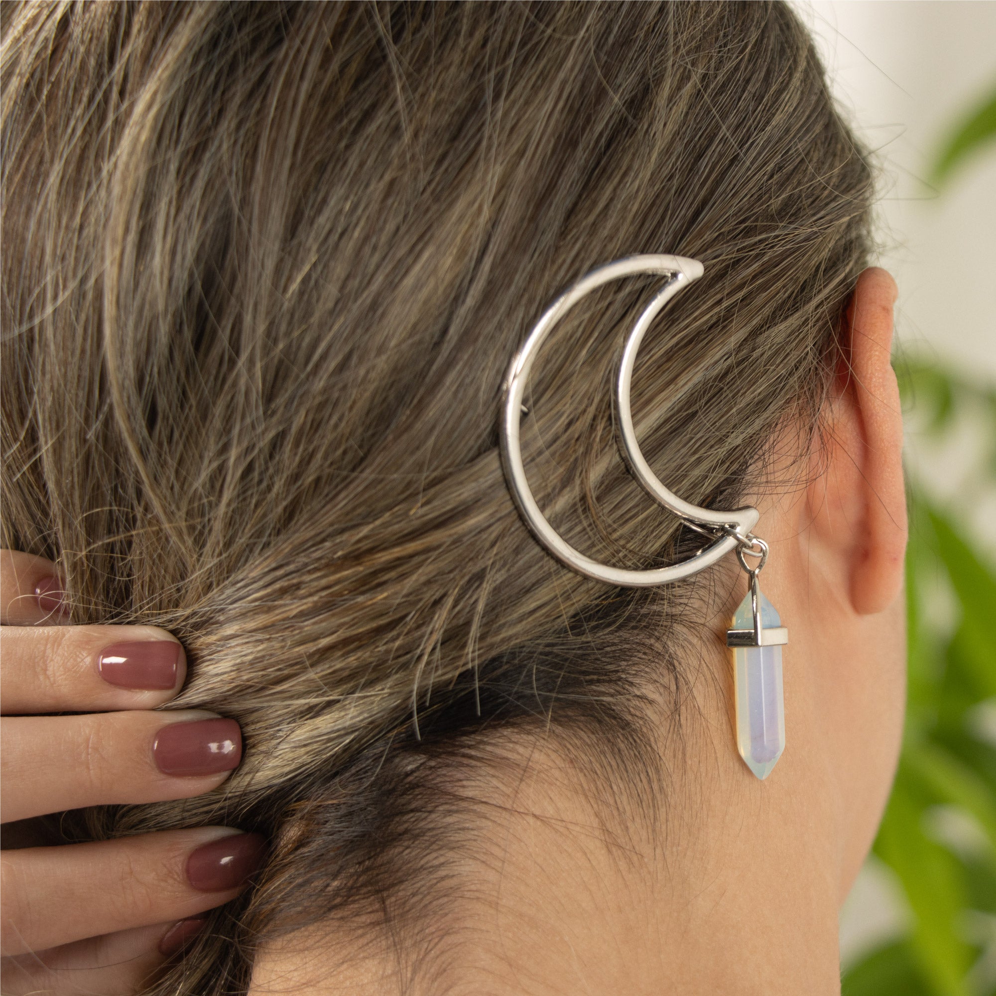 ヘアアクセサリー Moon Crystal Moon Hair Clip – www.myga.eco