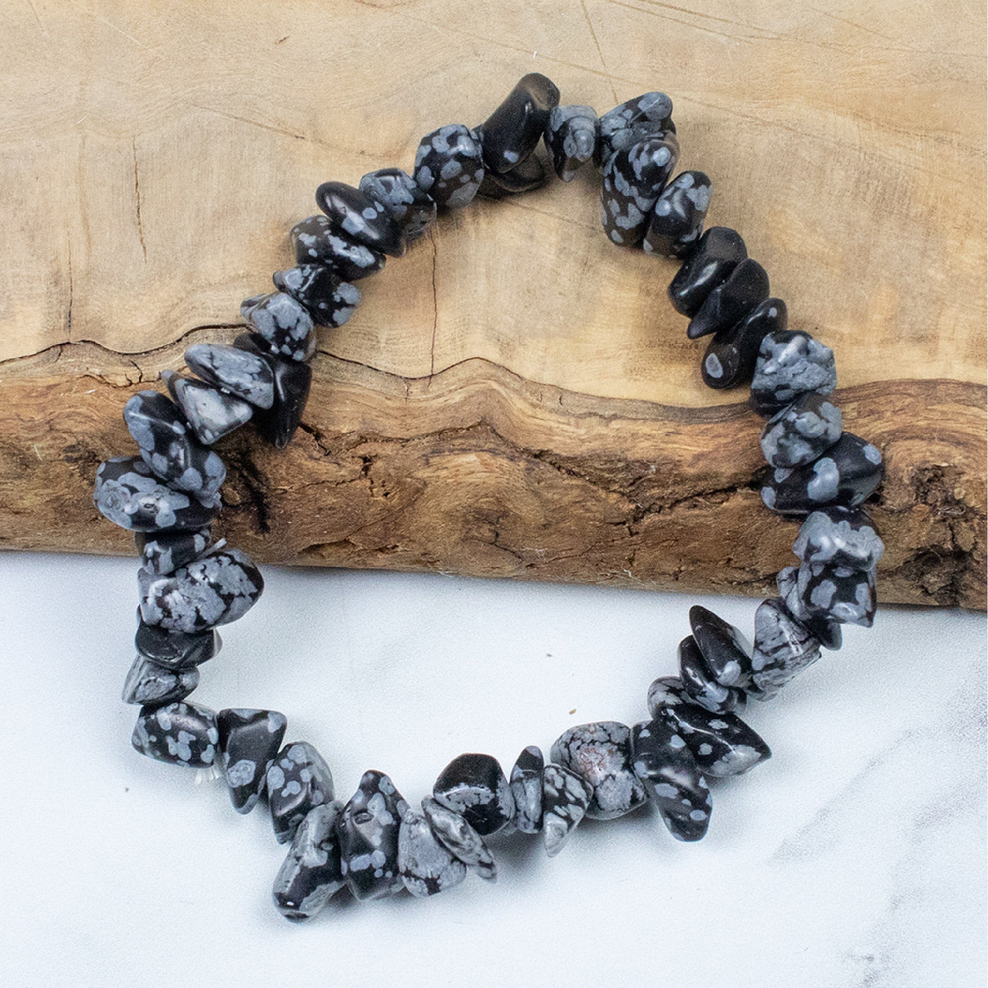 Snowflake hot sale obsidian bracelet